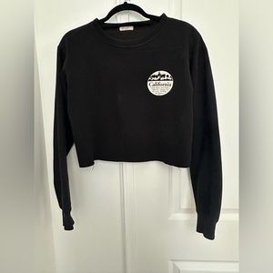 brandy melville crop sweatshirt